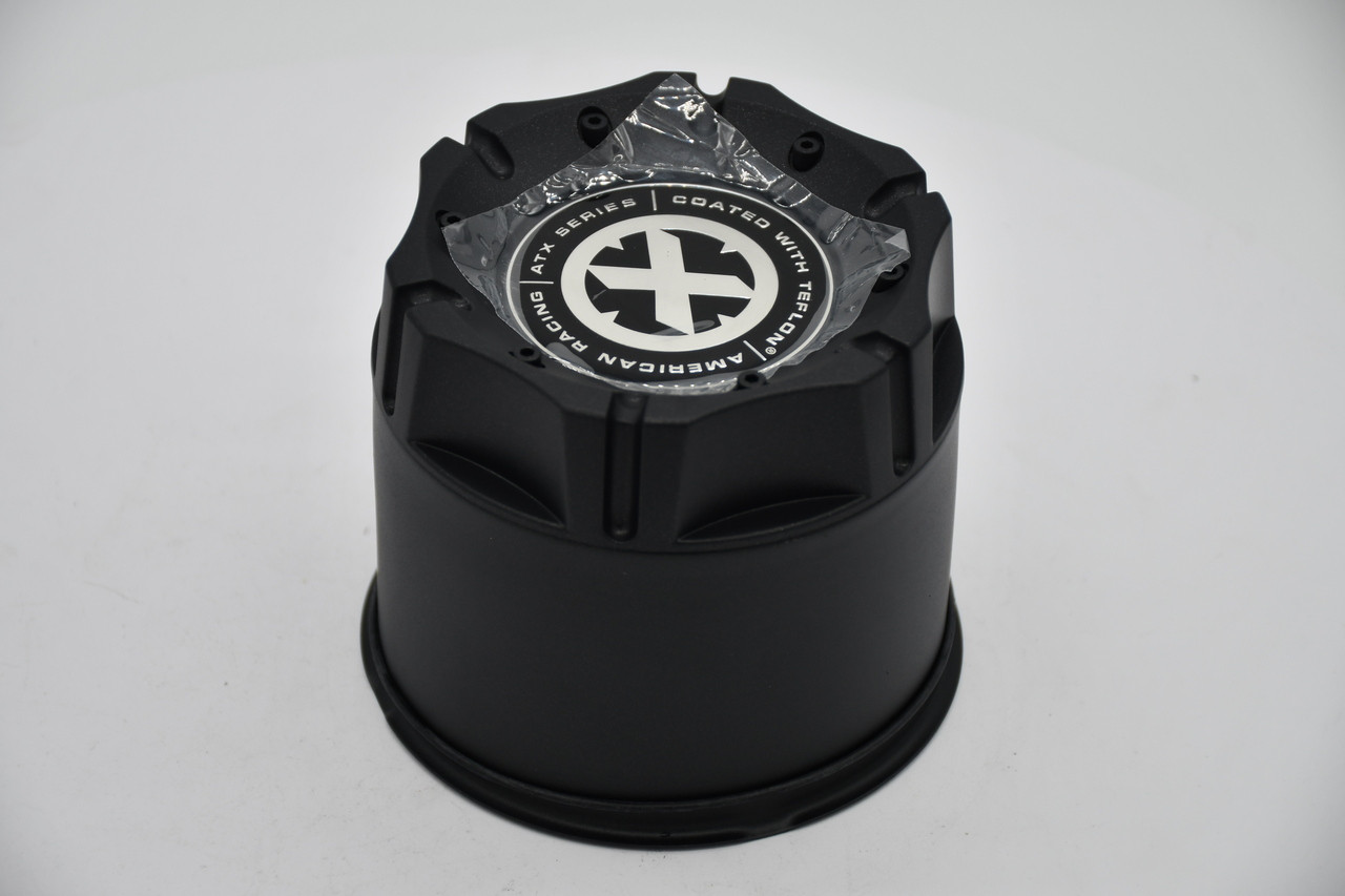 American Racing Satin Black Chrome Logo Wheel Center Cap Hub Cap 1425006918 4.5"